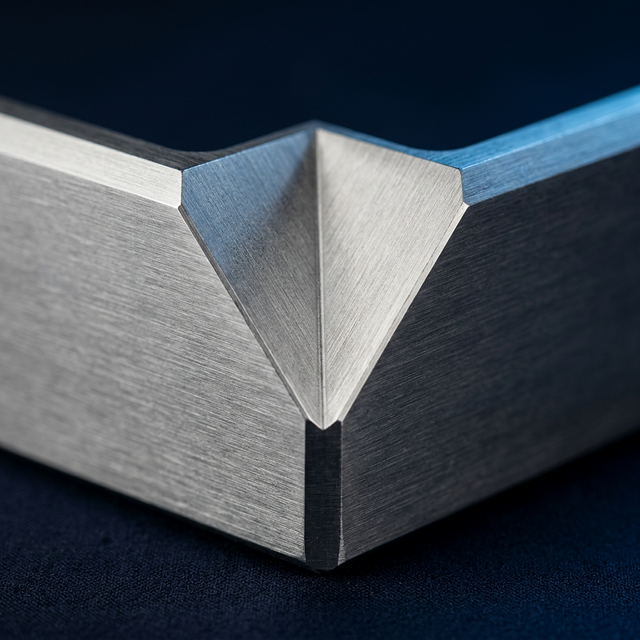 직각 모서리 V컷